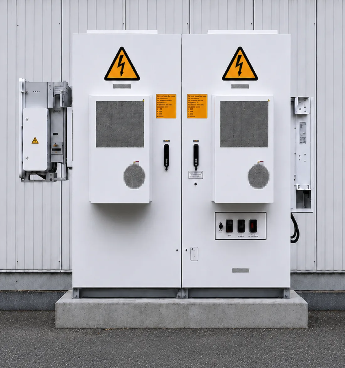 Armoires de stockage batterie installées par Greiner